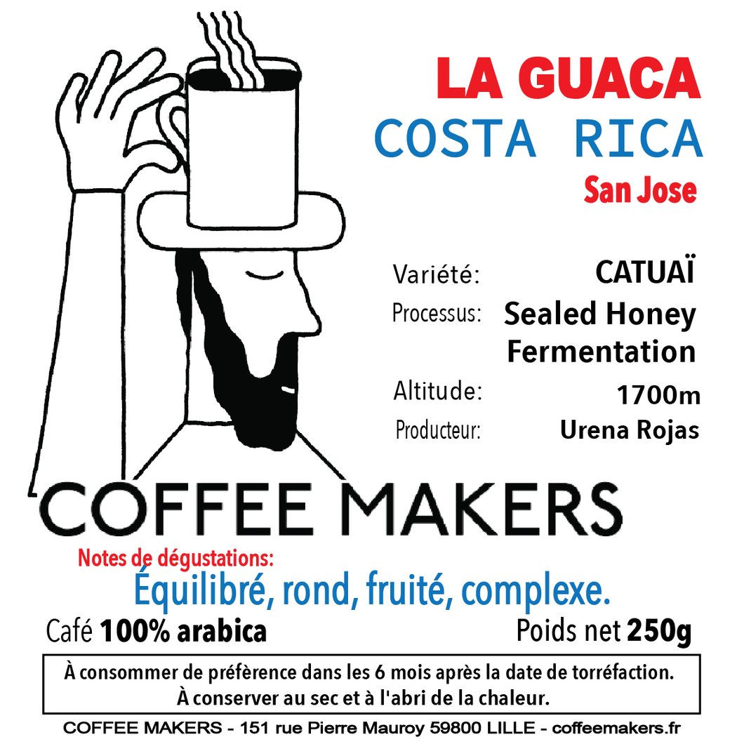 LA GUACA (Costa Rica) sachet de 250g