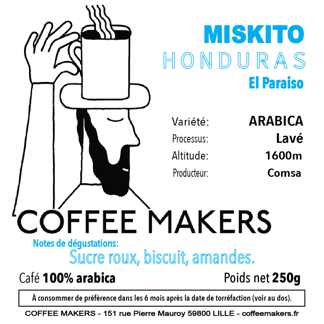 MISKITO (Honduras) sachet de 250g