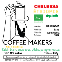 Charger l'image dans la galerie, CHELBESA (Éthiopie) sachet de 250g
